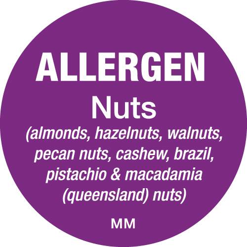 Allergen Label 25mm - Tree Nuts (x500)