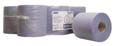 Wypall L20 Essential Wipers Blue Centrefeed 2 Ply (x6)