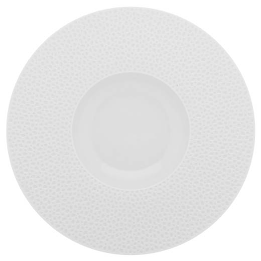 Collection L Perles de Rosee Round Shallow Bowl w/Wide Rim 30cm (x3)