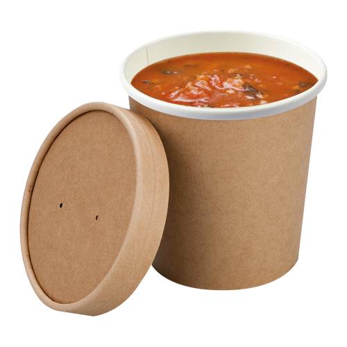 Compostable Souper Cup Kraft 16oz/450ml (x500)