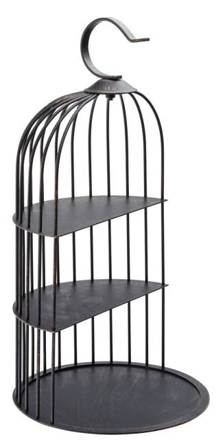 Vintage Birdcage Presentation Stand 17in/43cm