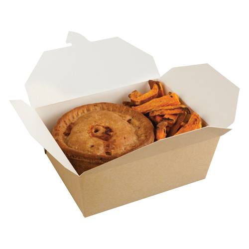 Kraft Multi-Food Box 1250ml 170/150x135/120x65mm (x250)