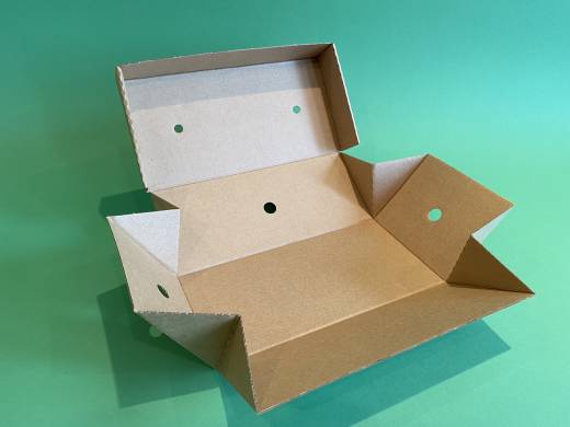 Premium Double Delivery Burger Box Corrugated (x100)