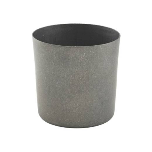 Vintage Stainless Steel Serving Cup 8.5 x 8.5cm (x12)