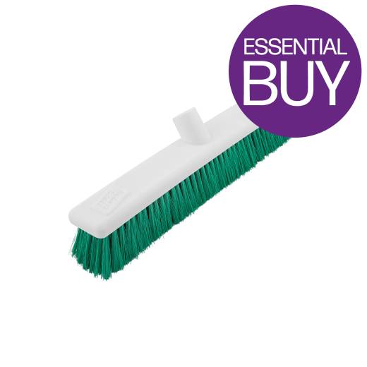 Washable Brush 18in/45cm Stiff Green