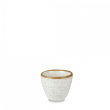 Stonecast Barley White Ripple Dip Pot 5.9x5cm 5.7cl/2oz (x12)