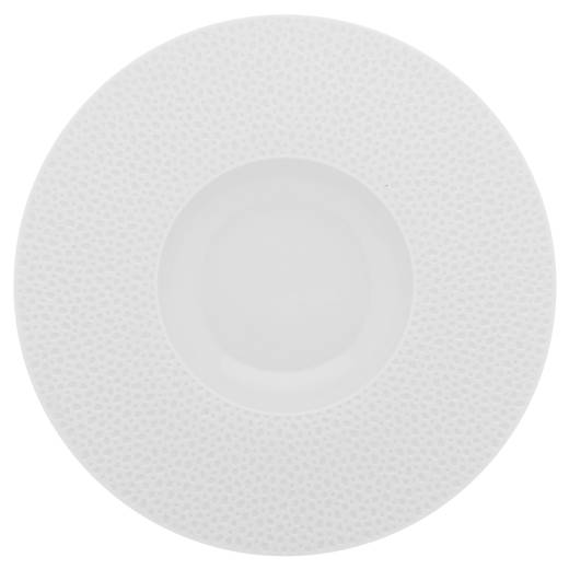 Collection L Perles de Rosee Round Shallow Bowl w/Wide Rim 28cm (x3)