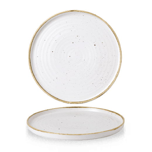 Stonecast Barley White Chefs Walled Plate 27.5cm/10.75in (x6)
