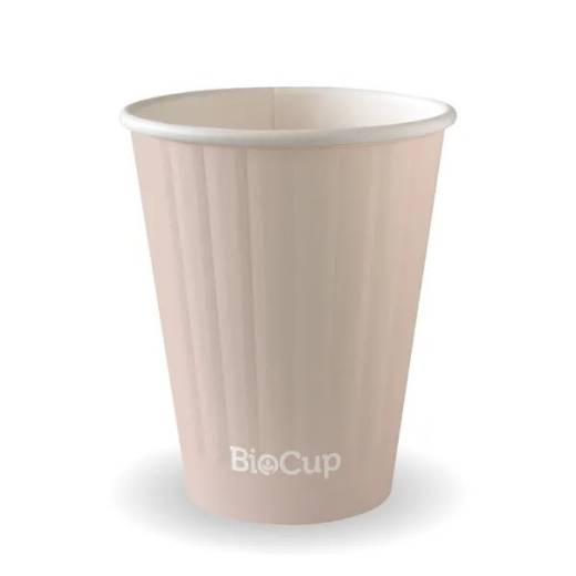 BioPak Aqueous Lined Double Wall BioCup 8oz (x1000)