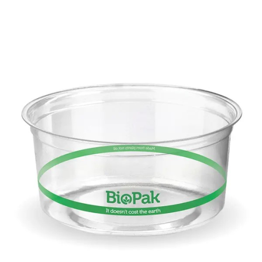BioPak Clear PLA Deli Pot 360ml/12oz (x500)