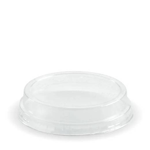 BioPak Clear PLA Lid for 60-280ml Portion Pot (x2000)