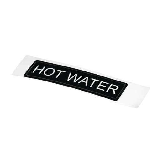 Adhesive Airpot Label - HOT WATER