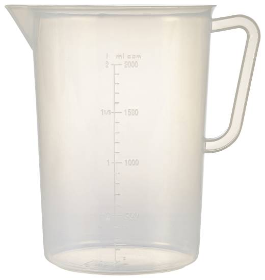 Polypropylene Measuring Jug Microwave Safe 2L