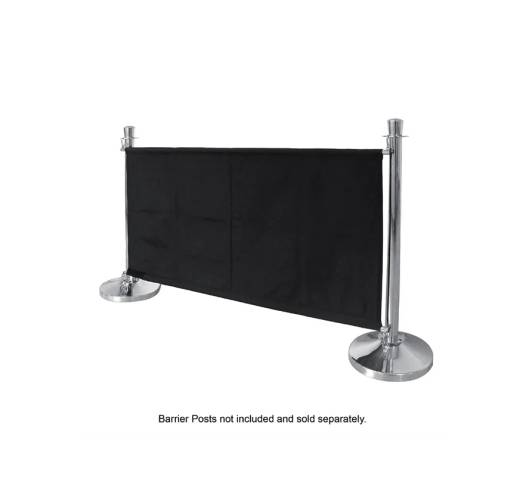 Bolero Canvas Barrier Black (Posts not included)
