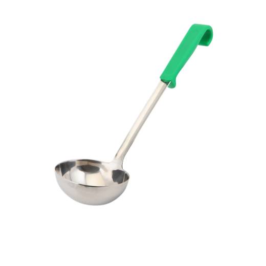 Genware Soup Ladle Plastic Handle Green