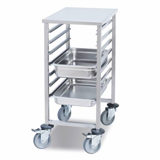 Gastronorm Transport Trolley 455x635x900mm (WxDxH)