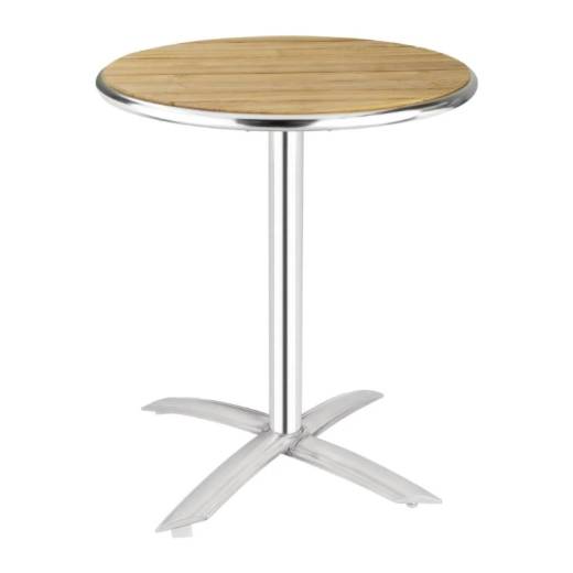 Bolero Ash Flip Top Round Bistro Table 600mm