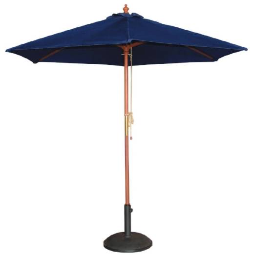 Bolero Round Parasol 2.5m Diameter Navy Blue