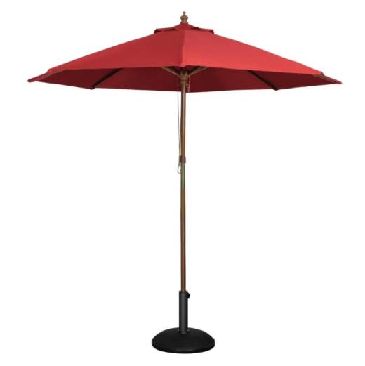 Bolero Round Parasol 2.5m Diameter Red
