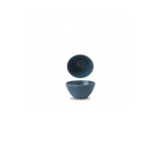 Emerge Oslo Blue Contour Dip Pot 7cm/2.75in 6cl/2oz (x12)