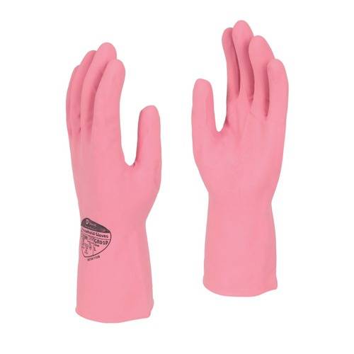 Household Glove Pink Small