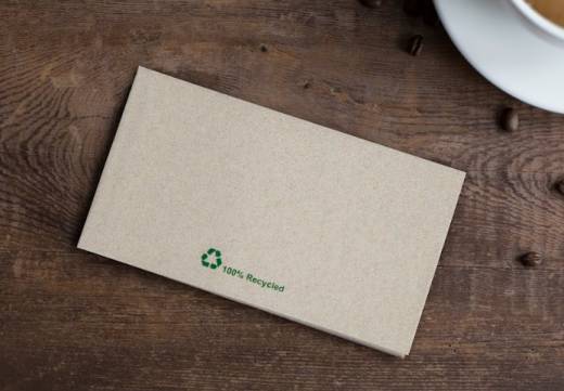 Napkin 33cm 2 Ply 8Fold Kraft Recycled (x2000)
