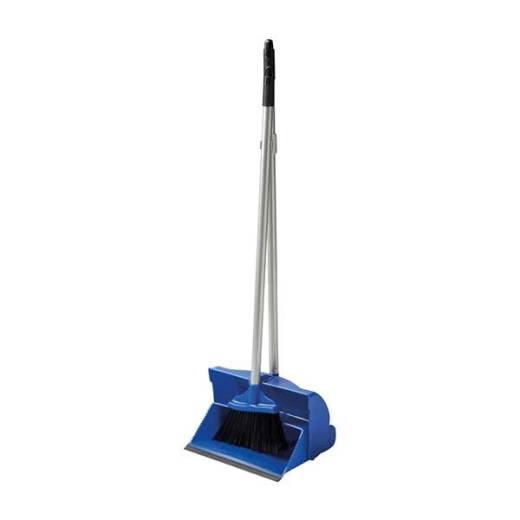 Lobby Dustpan & Brush Blue