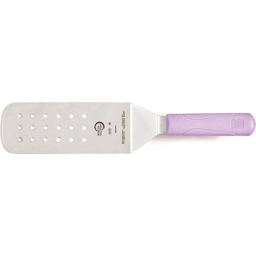 Mercer Millenia Perforated Turner - Purple Handle 8x3in