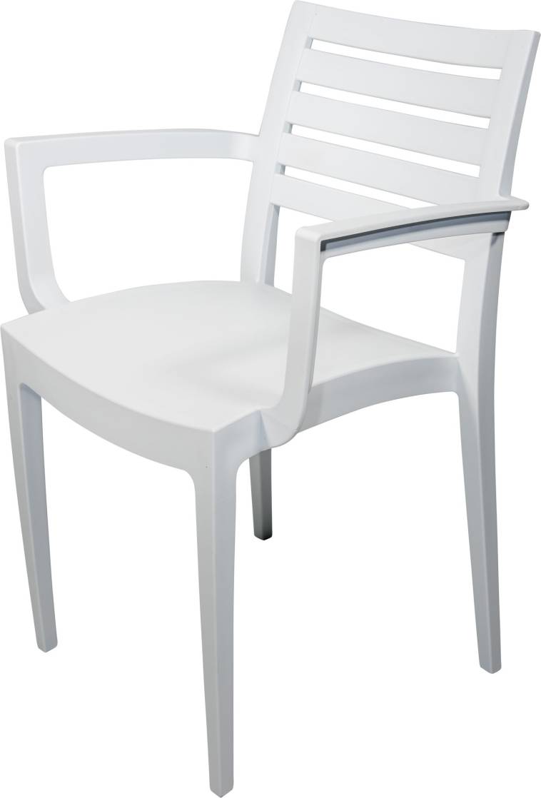 Fresco Arm Chair - Polypropylene White