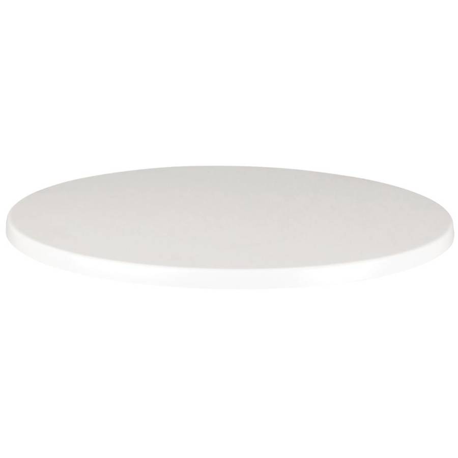 Werzalit White Round 600mm Table Top