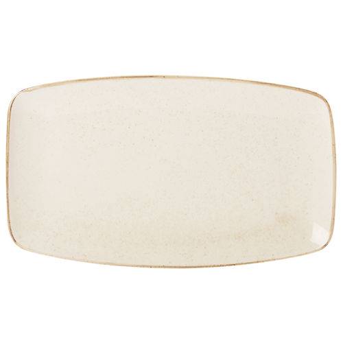 Oatmeal Rectangular Plate 31x18cm (x6)