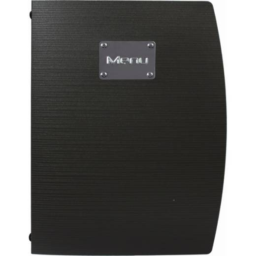Rio A4 Menu Holder Black 4 Pages