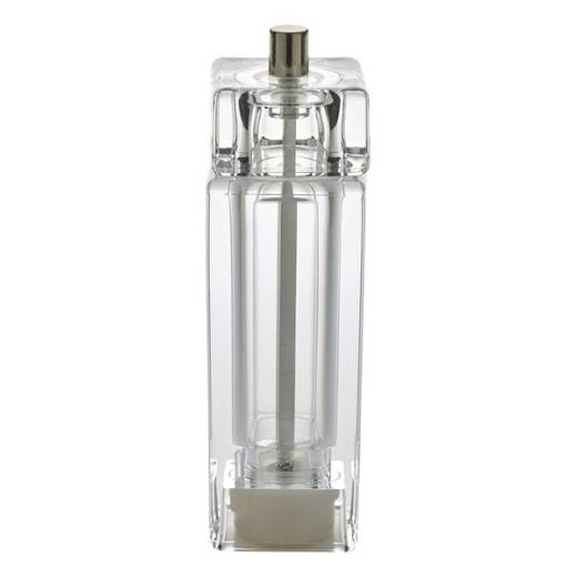 Clear Square Salt/Pepper Grinder 15cm (x6)