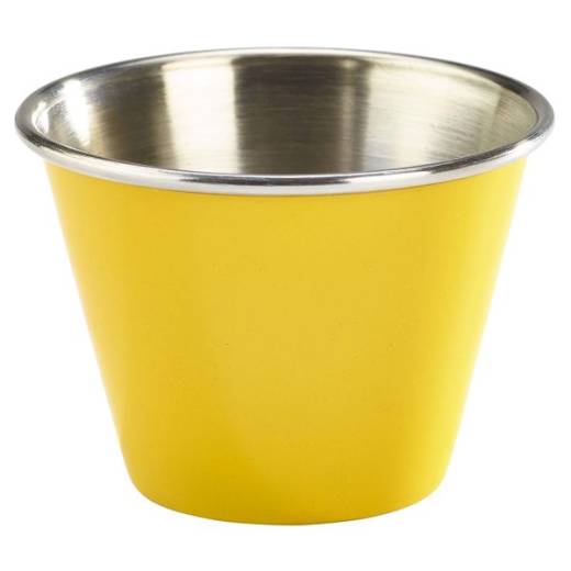 Stainless Steel Ramekin 2.5oz Yellow (x24)