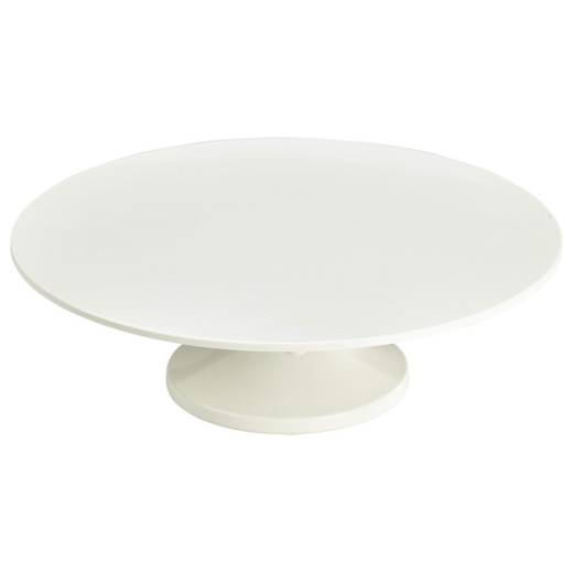 White Melamine Cake Stand 33cm/13in