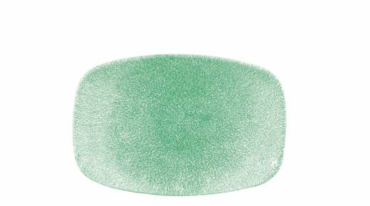 Raku Topaz Blue Chefs' Oblong Plate No.5  15.4x12.6cm (x12)