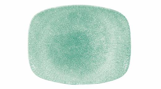 Raku Topaz Blue Chefs' Oblong Plate No.1  20x12.1cm (x12)