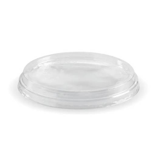 BioPak Clear PLA Deli Pot Lid 8-24oz (x500)