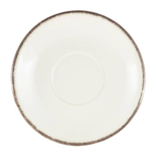 Terra Stoneware Sereno Grey Saucer 15cm (x6)