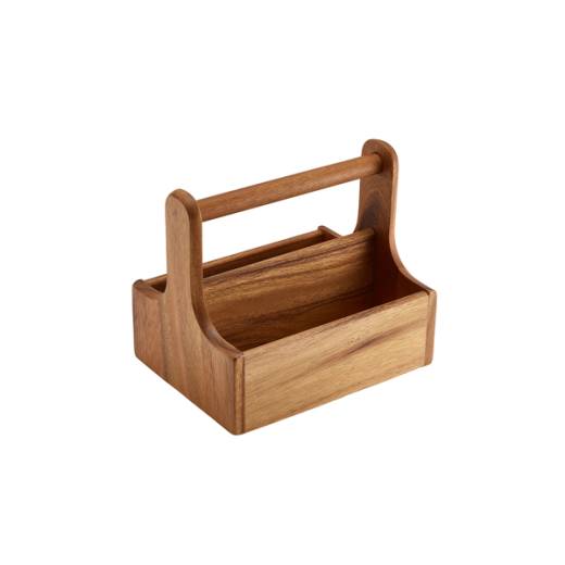 Table Caddy Medium Dark Wood