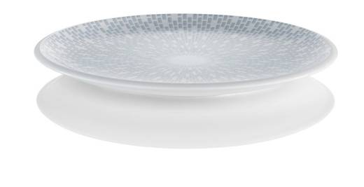 SYNERGY Geometric  Spec Flat Coupe Plate 29cm/11.4in (x6)