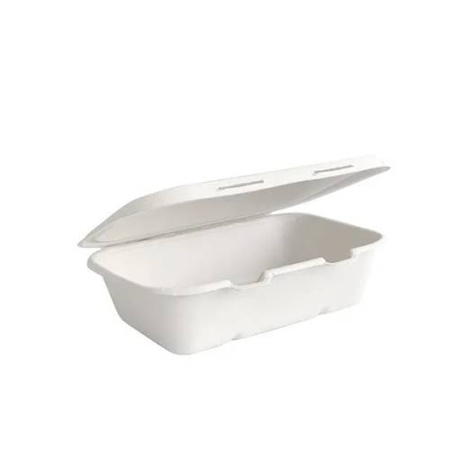 BioPak Bagasse Clamshell 7x5x1.9in (x300)
