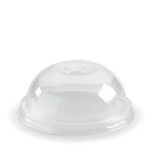 BioPak PLA Domed Lid with X-Slot for 150/200/280ml Tumbler (x1000)