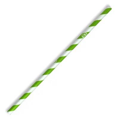 BioPak Green Stripe Regular BioStraw 6mm (x2500)