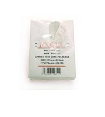 Polybags Clear 12x18in/30x45cm 22mu Food Grade (2x1000)