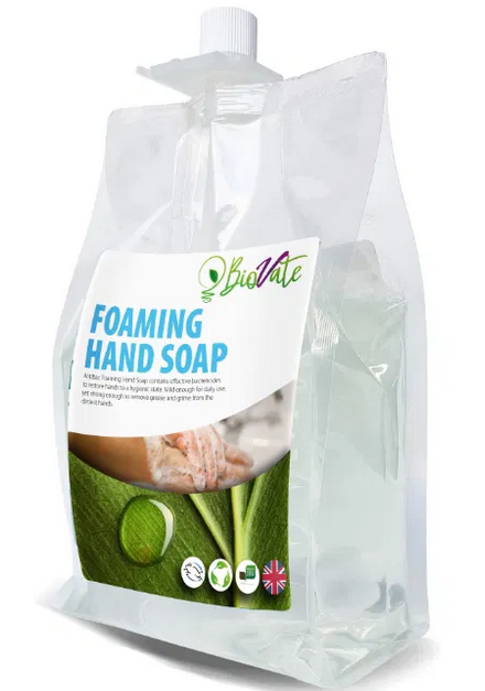 BioVate Foaming Hand Soap Pouch (3x800ml)