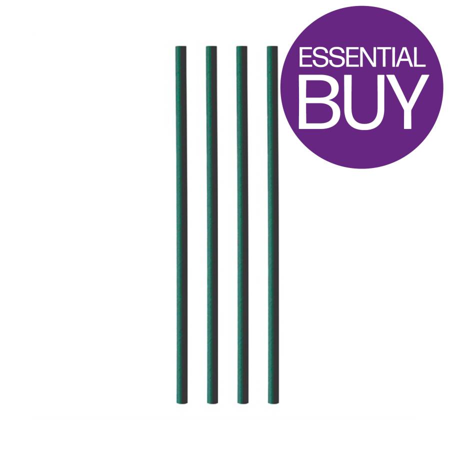 Paper Straw Black 200x6mm (x250)